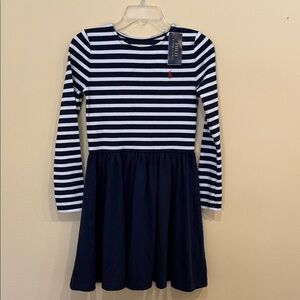Polo by Ralph Lauren Navy and White Striped Dress